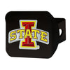 Iowa State University Black Metal Hitch Cover - 3D Color Emblem