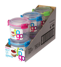 Sistema 21355ZS 17.9 Oz Klip It® Breakfast To Go Food Storage Container (Pack of 6)