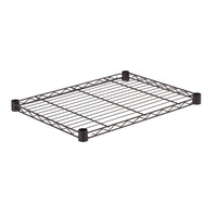 Honey Can Do 1 in. H x 18 in. W x 24 in. D Steel Shelf Rack Black