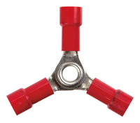 Jandorf 22-18 Ga. Insulated Wire Terminal Butt Splice Red 2 pk