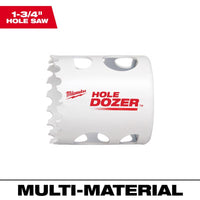 Milwaukee Hole Dozer 1-3/4 in. Bi-Metal Hole Saw 1 pc (Pack of 2)