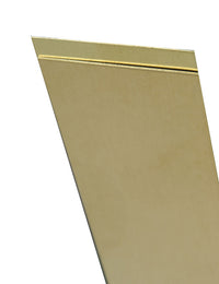 K&S 0.16 in. x 1/2 in. W x 36 in. L Brass Metal Strip (Pack of 5)