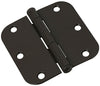 National Hardware 3-1/2 in. L Oil Rubbed Bronze Door Hinge 1 pk