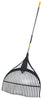 True Temper 73.25 in. 26 Tine Poly Leaf Rake Steel Handle