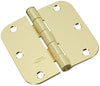 National Hardware 3-1/2 in. L Polished Brass Door Hinge 1 pk