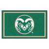 Colorado State University 4ft. x 6ft. Plush Area Rug