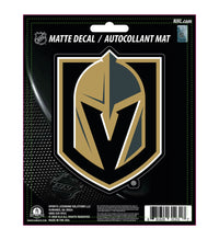 NHL - Vegas Golden Knights Matte Decal Sticker