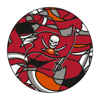 NFL - Tampa Bay Buccaneers XFIT Roundel Rug - 27in. Diameter