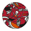 NFL - Tampa Bay Buccaneers XFIT Roundel Rug - 27in. Diameter