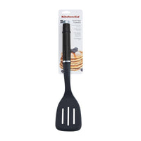 KitchenAid 3.5 in. W x 8.5 in. L Black ABS/Nylon Slotted Turner