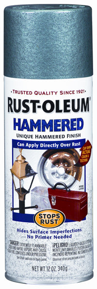 Rustoleum 7219-830 12 Oz Verde Green Stops Rust Hammered Spray Paint (Pack of 6)