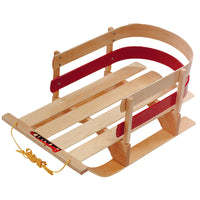 Paricon Pull Sleigh Deluxe Baby Wood Sled 29 in.