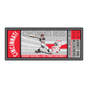 MLB - Cincinnati Reds Retro Collection Ticket Runner Rug - 30in. x 72in. - (1967)