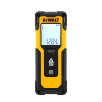 DeWalt 6.5 in. L X 3.8 in. W Laser Distance Measurer 100 ft. Black/Yellow 1 pc