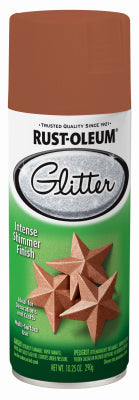 Rust-Oleum Specialty Glitter Copper Spray Paint 10.25 oz (Pack of 6)