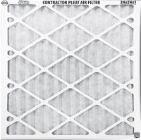 BestAir 24 in. W x 24 in. H x 1 in. D 8 MERV Pleated Air Filter (Pack of 12)