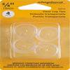 Shepherd Thermoplastic Ethylene Leg Tip Clear Round 3/4 in. W 4 pk (Pack of 6)