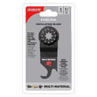 Diablo Starlock 1-1/4 in. W High Carbon Steel Hook Knife Oscillating Blade Multi-Material 1 pk