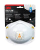 3M Cool Flow N95 Sanding and Fiberglass Cup Disposable Respirator Pro-Series Valved White 1 pk (Pack of 12)