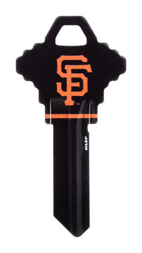 Hillman San Francisco Giants Painted Key House/Office Universal Key Blank Single (Pack of 6).