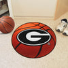 University of Georgia Black Basketball Rug - 27in. Diameter