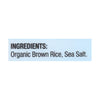 Lundberg Family Farms - Rice Cake Brown Saltd - Case of 6-8.5 OZ