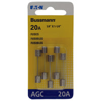 Bussmann 20 amps AGC Fuse Assortment 5 pk (Pack of 5)