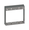 Sigma Engineered Solutions New Work 16 cu in Square Metallic Extension Ring Gray