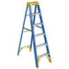 Werner 6 ft. H Fiberglass Step Ladder Type I 250 lb. capacity