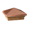 Deckorators 3 in. H X 4 in. W Copper Wood Post Cap (Pack of 6).