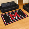 Miami University (OH) 5ft. x 8 ft. Plush Area Rug