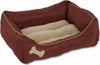 Petmate Aspen Pet Assorted Polyester Pet Bed 8 in. H X 25 in. W X 21 in. L