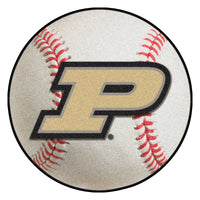 Purdue University Baseball Rug - 27in. Diameter