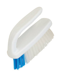 Quickie 4 in. W Soft Bristle 4 in. Plastic Handle Scrub Brush