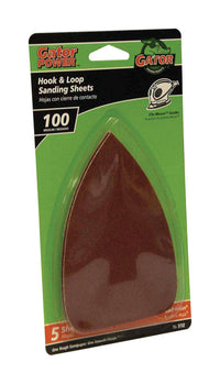 Gator Mouse 5 in. L X 5 in. W 100 Grit Zirconium Oxide Mouse Sandpaper 5 pk