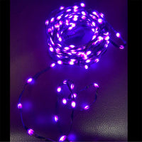 Celebrations Orange/Purple .001 in. LED Prelit Halloween Lights (Pack of 12)