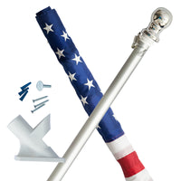 Valley Forge American Flag Kit 30 in. H X 48 in. W