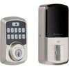 Kwikset Aura Satin Nickel Metal Bluetooth Keypad Entry Smart Lock