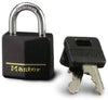 Master Lock 1-3/16 in. W Vinyl Covered 4-Pin Cylinder Padlock