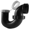 Charlotte Pipe 1-1/2 in. Slip X 1-1/2 in. D Hub ABS P-Trap