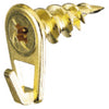 Hillman WallDriller Brass-Plated Gold Drywall Picture Hook 35 lb 10 pk