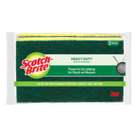 Scotch-Brite Heavy Duty Scrub Sponges For All Purpose 2 pk (Pack of 6)