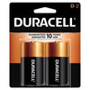 Duracell Coppertop D Alkaline Batteries 2 pk Carded