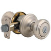 Kwikset SmartKey Cameron Satin Nickel Entry Lockset KW1 1-3/4 in.