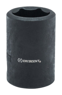 Crescent 15 mm X 1/2 in. drive Metric 6 Point Impact Socket 1 pc