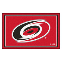 NHL - Carolina Hurricanes 4ft. x 6ft. Plush Area Rug