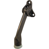 Prime-Line Zinc Bronze Brown Door Stop w/Holder Mounts to door