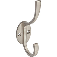 V8009 5-1/2â€ Modern Coat & Hat Hook - Satin Nickel