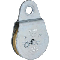 3213BC 2-1/2" Fixed Single Pulley - Zinc Plated