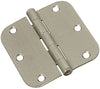 National Hardware 3-1/2 in. L Satin Nickel Door Hinge 1 pk